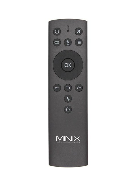 NEO M2 2.4G Motion Air Mouse Remote with Voice Six-Axis Gyroscope Remote for Smart TV Box, PC Black