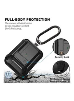 Generic Protective Case Cover For Apple AirPods Pro Black  - Image 2
