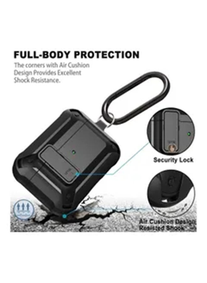 Protective Case Cover For Apple AirPods Pro Black  - Image 2