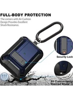 Generic Protective Case Cover For Apple AirPods Pro Blue/Black  - Image 2