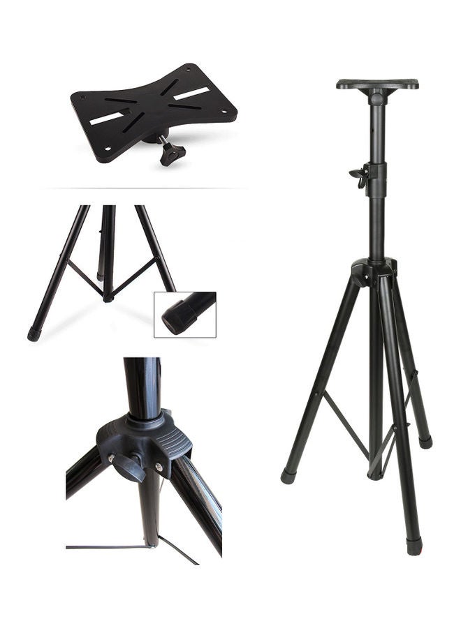 Wownect Pack of 2 Multi-Functional Tripod with Mounting Bracket and Rack Tray Black  - Image 2