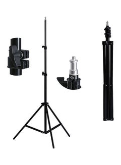 O Ozone Professional Photography Studio Light Stand Tripod for Reflectors, Lights, Umbrellas, DSLR 1/4 inch Thread Mount Black  - Image 1