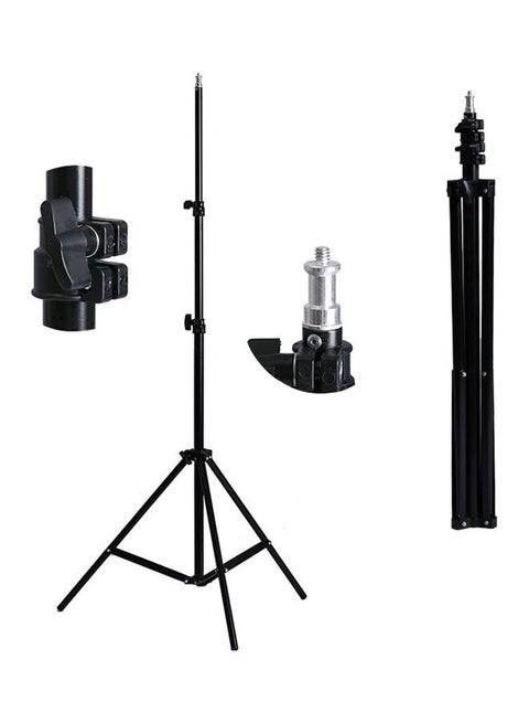 Professional Photography Studio Light Stand Tripod for Reflectors, Lights, Umbrellas, DSLR 1/4 inch Thread Mount Black