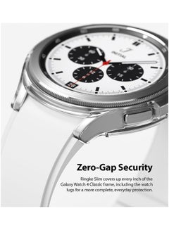Ringke 2 Piece Premium PC Hard Anti-Scratch Full Edge Rugged Slim Case for Samsung Galaxy Watch 4 Classic 46mm Clear  - Image 5