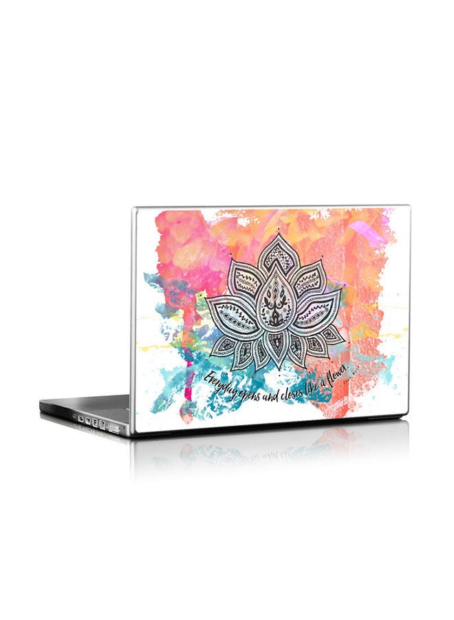 Generic Happy Lotus Skin Cover For Laptop Universal Fit Multicolour 