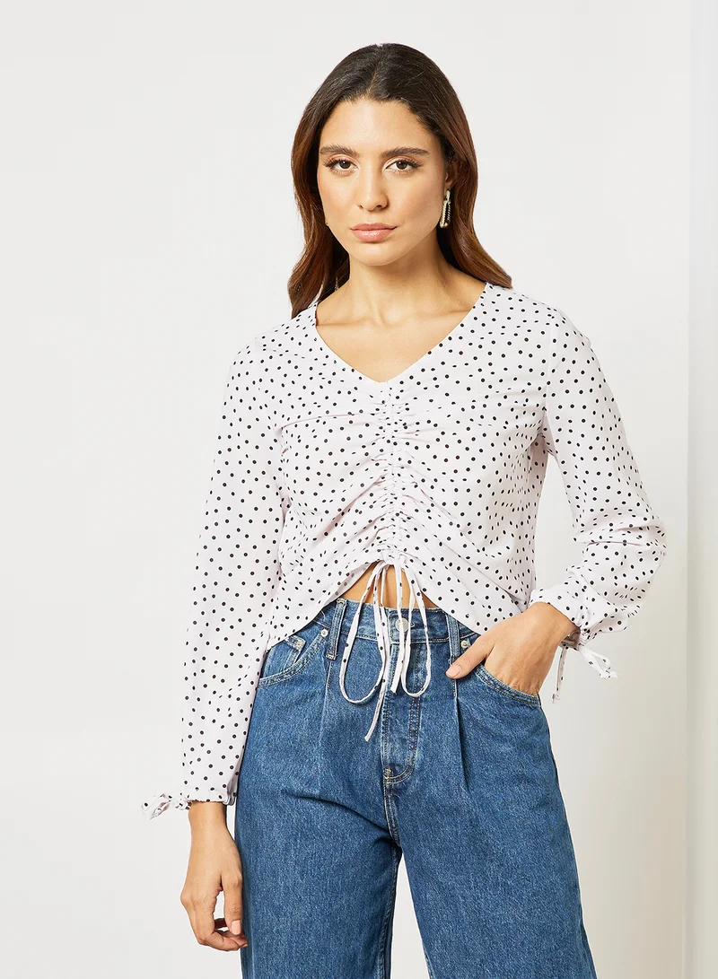 Aila Casual V-Neck Top