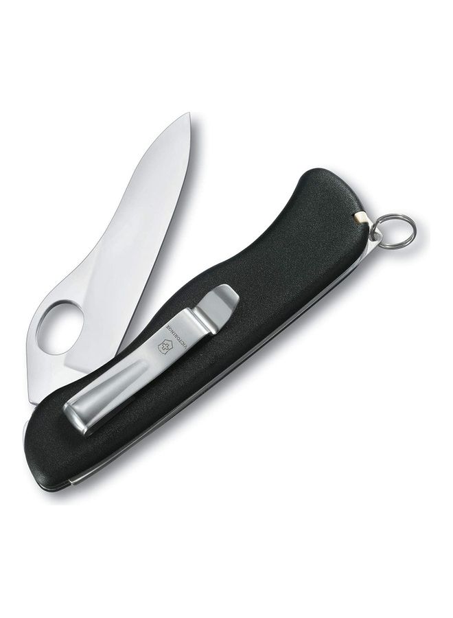 Victorinox Lockblade Knife Sentinel Clip One Hand Non Wavy Black  - Image 2