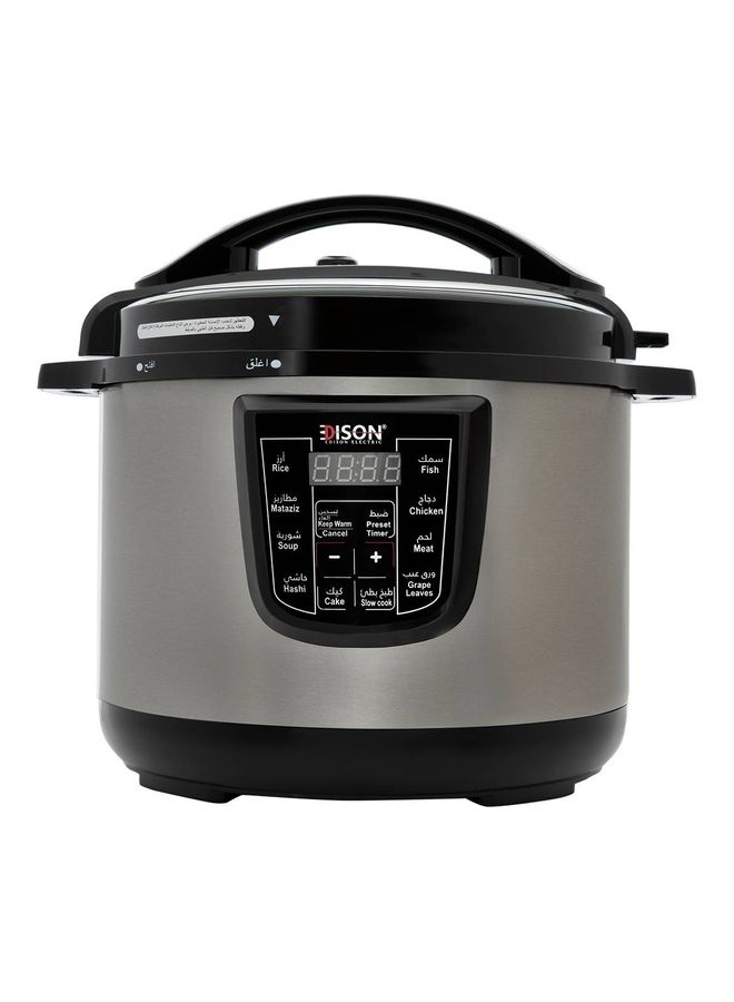 اديسون طنجرة ضغط كهربائية. 10 L 1400 W GT1001-W/SS أسود/فضي - Image 1