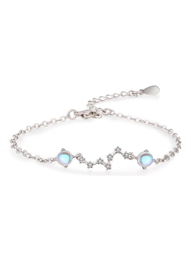 بيرفيي Rhodium Plated Cubic Ziron Stylish Bracelet - Image 1