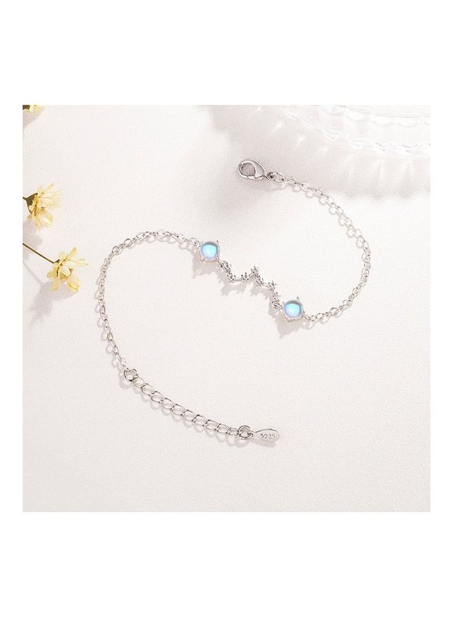 بيرفيي Rhodium Plated Cubic Ziron Stylish Bracelet - Image 3