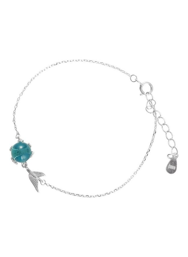 Perfii Rhodium Plated Cubic Ziron Stylish Bracelet - Image 1