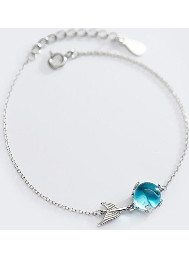 Perfii Rhodium Plated Cubic Ziron Stylish Bracelet - Image 2