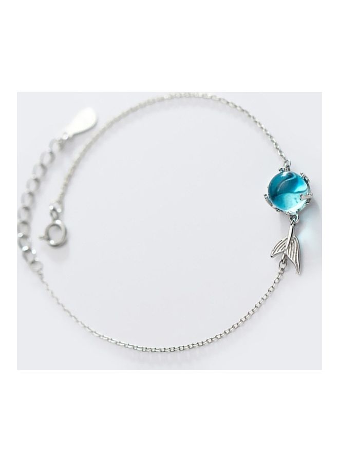 Perfii Rhodium Plated Cubic Ziron Stylish Bracelet - Image 5