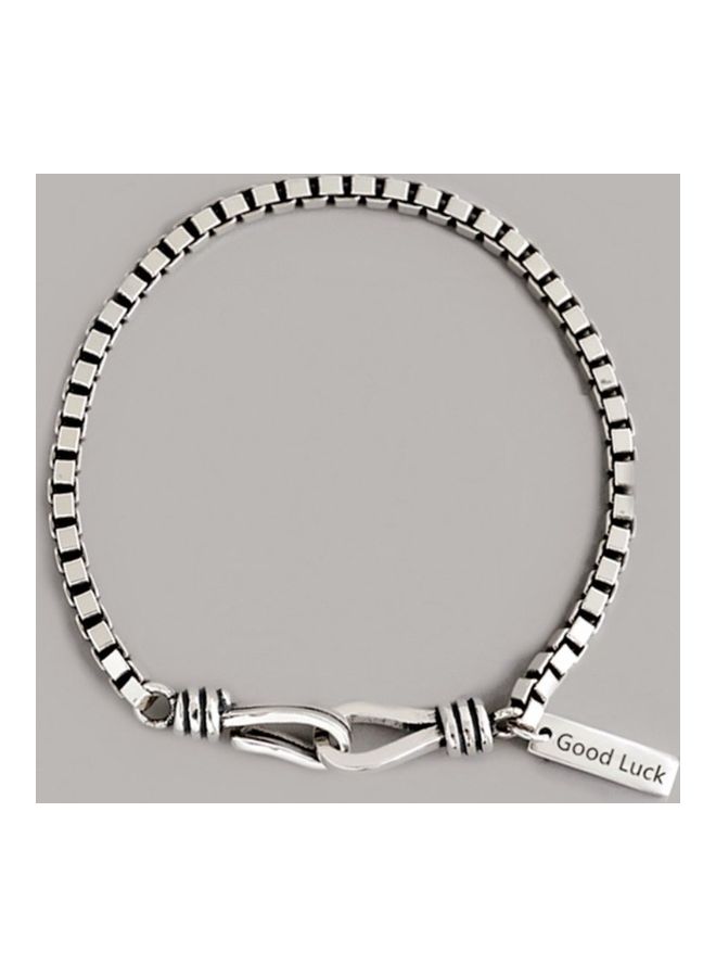 Perfii Rhodium Plated Cubic Ziron Stylish Bracelet - Image 2