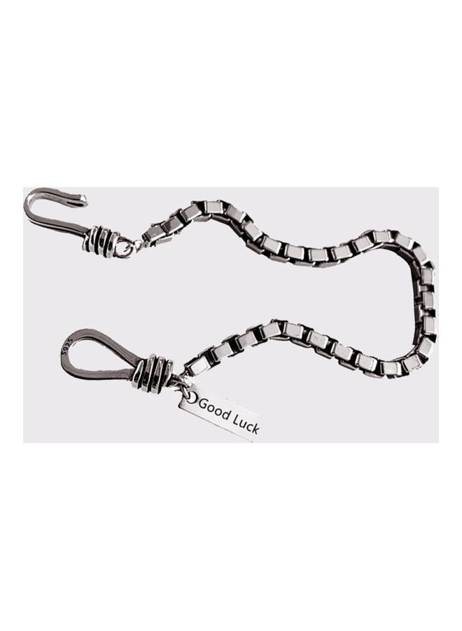 Perfii Rhodium Plated Cubic Ziron Stylish Bracelet - Image 5