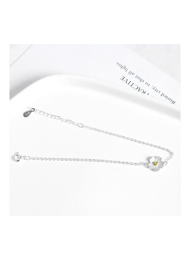 Perfii Rhodium Plated Cubic Ziron Stylish Bracelet - Image 3