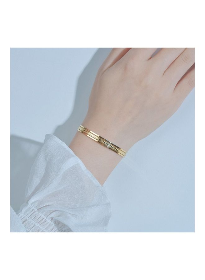 بيرفيي Rhodium Plated Cubic Ziron Stylish Bracelet - Image 4