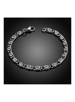 بيرفيي Rhodium Plated Cubic Ziron Stylish Bracelet  - Image 3