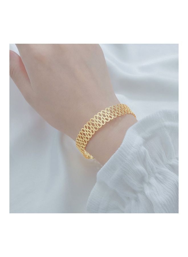 Perfii Rhodium Plated Cubic Ziron Stylish Bracelet - Image 3