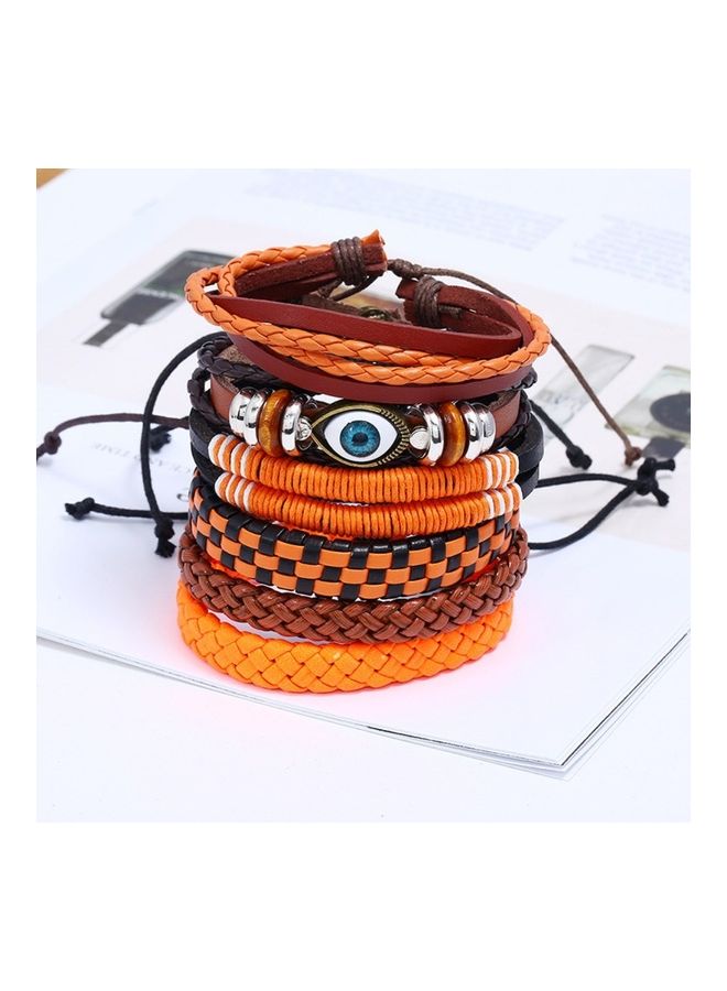 Perfii Genuine Leather Stylish Punk Casual Bracelet - Image 5