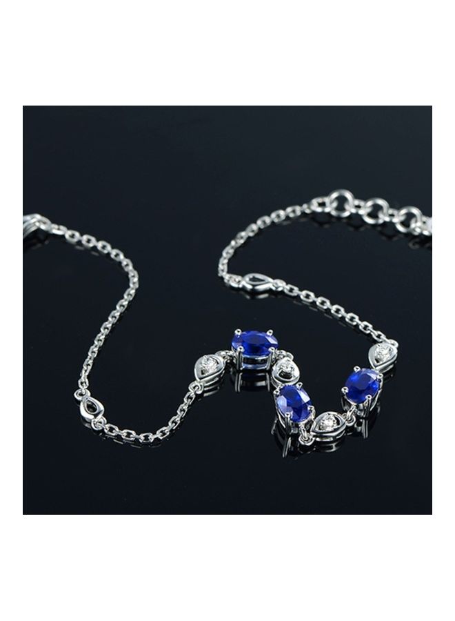 بيرفيي Rhodium Plated Cubic Ziron Stylish Bracelet  - Image 3