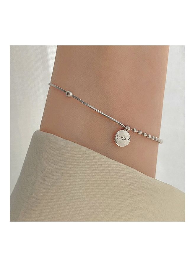 Perfii Rhodium Plated Cubic Ziron Stylish Bracelet - Image 5