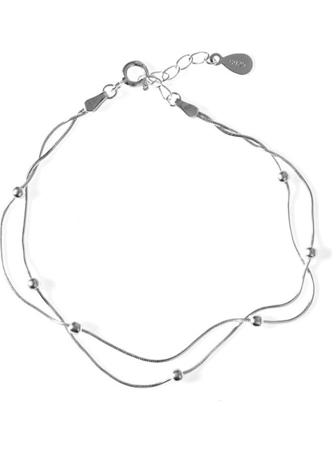 بيرفيي Rhodium Plated Cubic Ziron Stylish Bracelet - Image 1