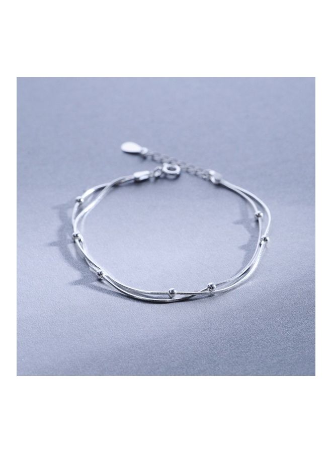 بيرفيي Rhodium Plated Cubic Ziron Stylish Bracelet - Image 2