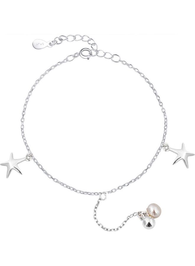 Perfii Rhodium Plated Cubic Ziron Stylish Bracelet - Image 1