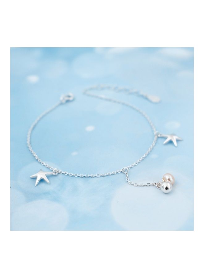 Perfii Rhodium Plated Cubic Ziron Stylish Bracelet - Image 4