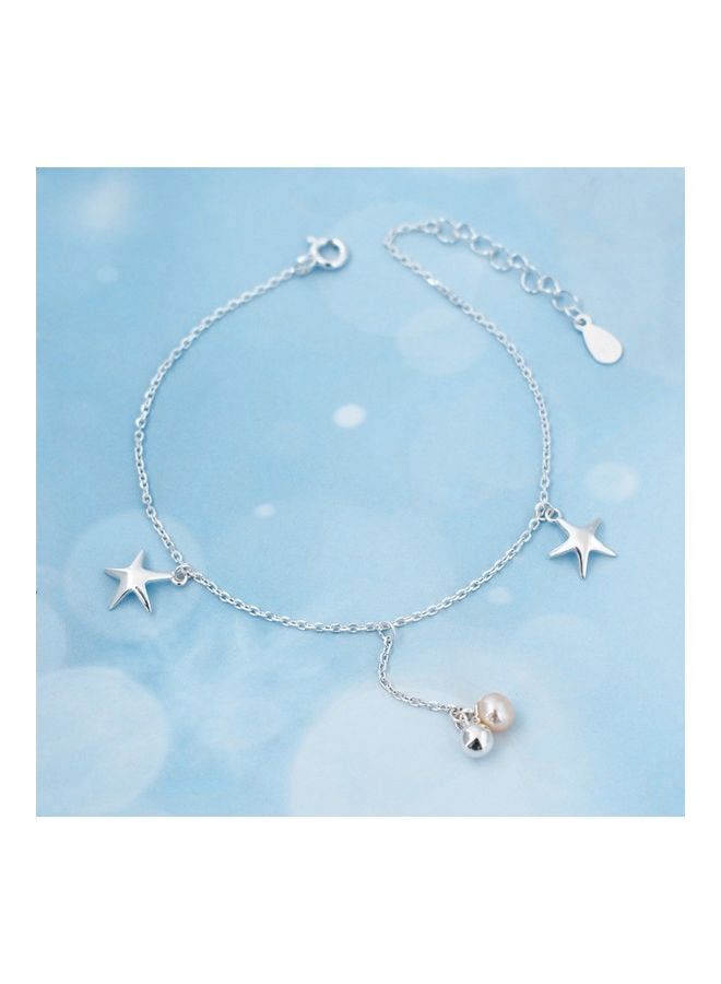 Perfii Rhodium Plated Cubic Ziron Stylish Bracelet - Image 5