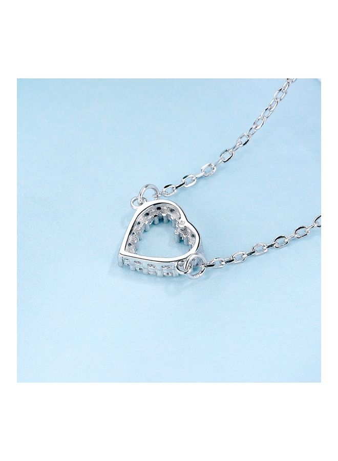 Perfii Rhodium Plated Cubic Ziron Stylish Bracelet - Image 2