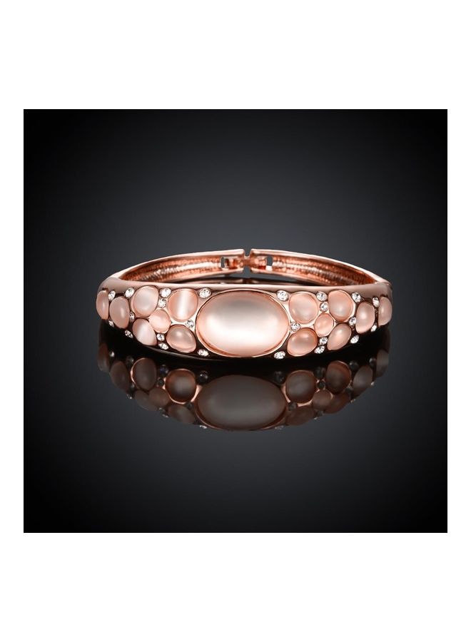 Perfii Rhodium Plated Cubic Ziron Stylish Bracelet - Image 3