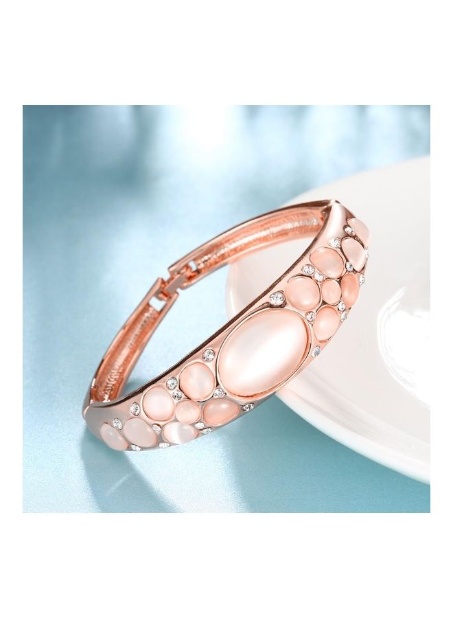 Perfii Rhodium Plated Cubic Ziron Stylish Bracelet - Image 5