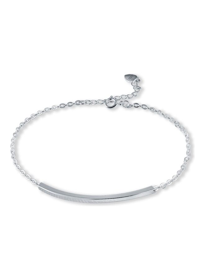 Perfii Rhodium Plated Cubic Ziron Stylish Bracelet - Image 1