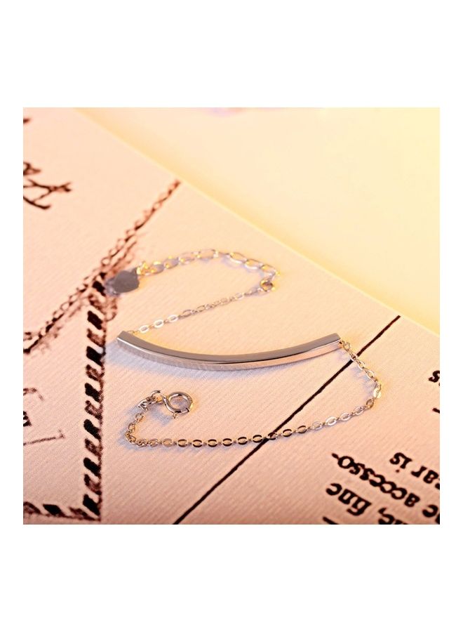 Perfii Rhodium Plated Cubic Ziron Stylish Bracelet - Image 3