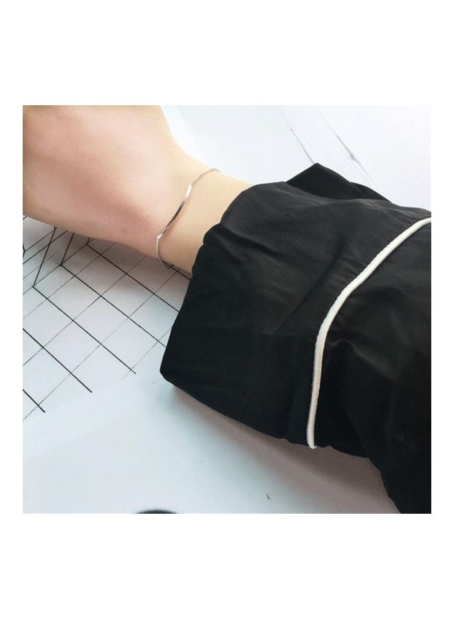 Perfii Rhodium Plated Cubic Ziron Stylish Bracelet - Image 5