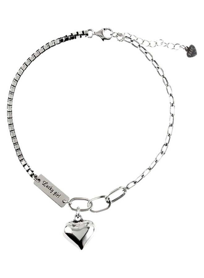Perfii Rhodium Plated Cubic Ziron Stylish Bracelet - Image 1