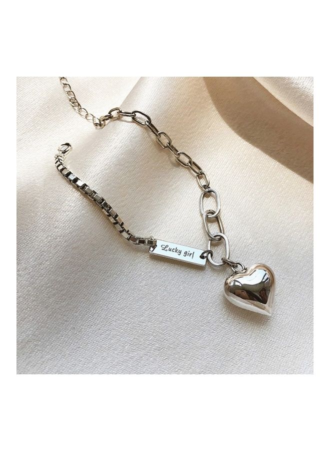 Perfii Rhodium Plated Cubic Ziron Stylish Bracelet - Image 2