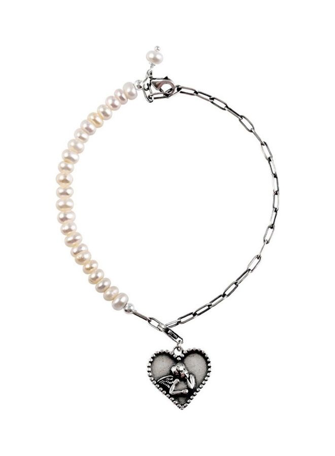 بيرفيي Rhodium Plated Cubic Ziron Stylish Bracelet  - Image 1