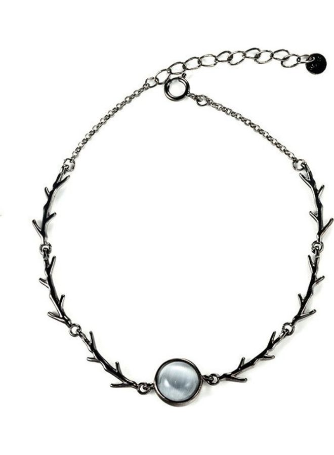 Perfii Rhodium Plated Cubic Ziron Stylish Bracelet - Image 1