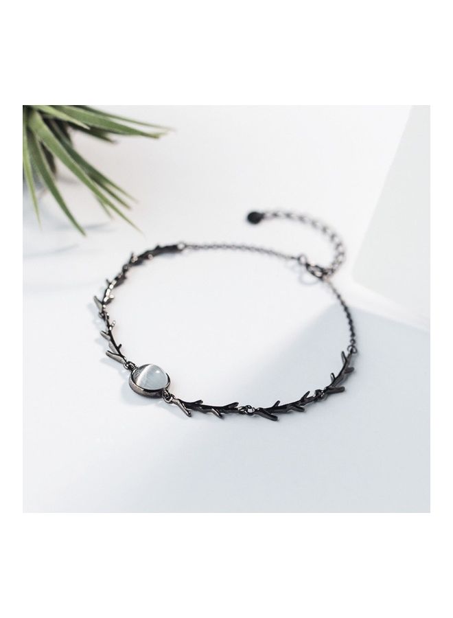 Perfii Rhodium Plated Cubic Ziron Stylish Bracelet - Image 4