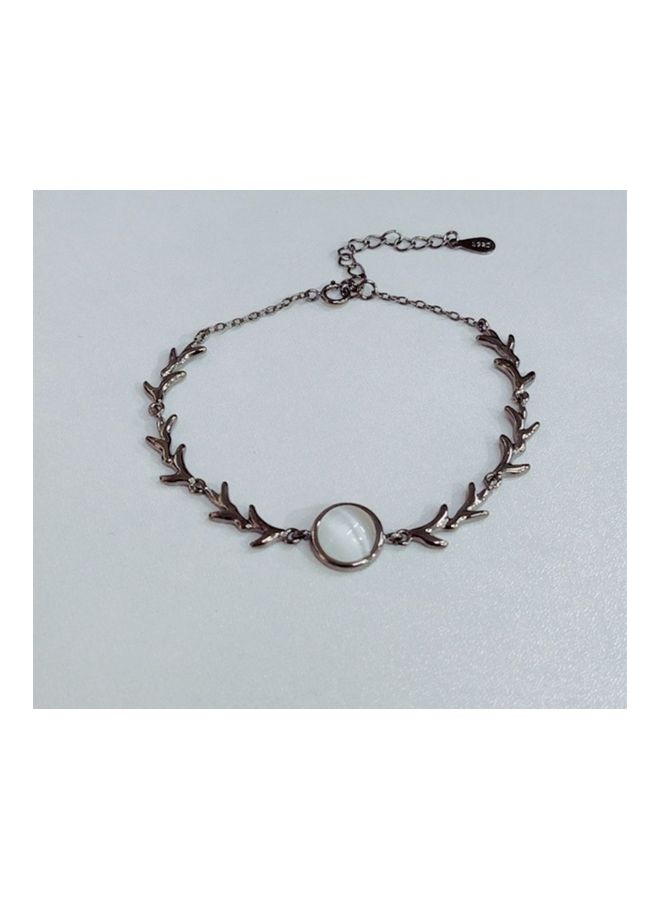 Perfii Rhodium Plated Cubic Ziron Stylish Bracelet - Image 5