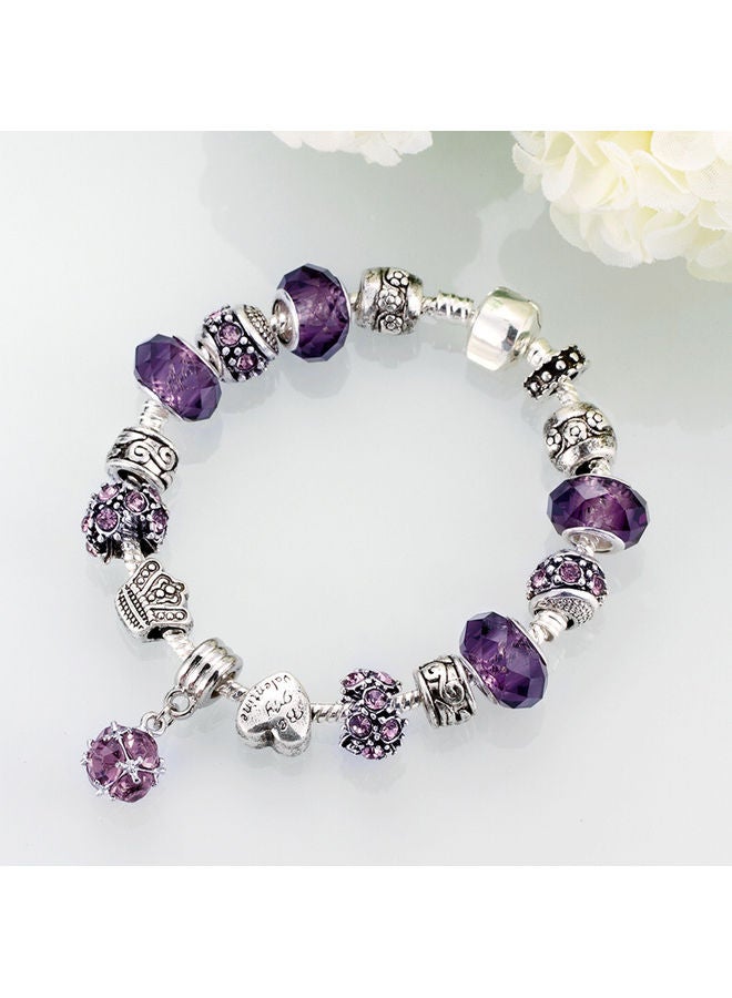 بيرفيي سوار أنيق من الزرون المكعب المطلي بالروديوم - Image 3