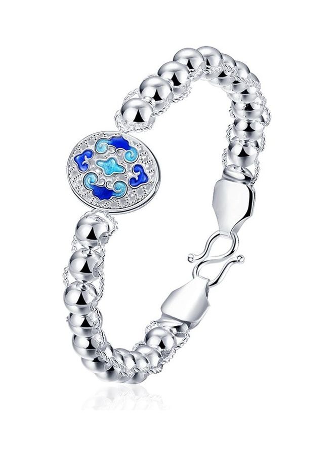 Perfii Rhodium Plated Cubic Ziron Stylish Bracelet - Image 1