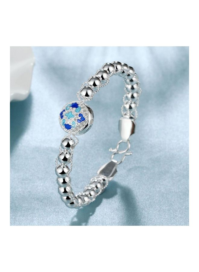 Perfii Rhodium Plated Cubic Ziron Stylish Bracelet - Image 3