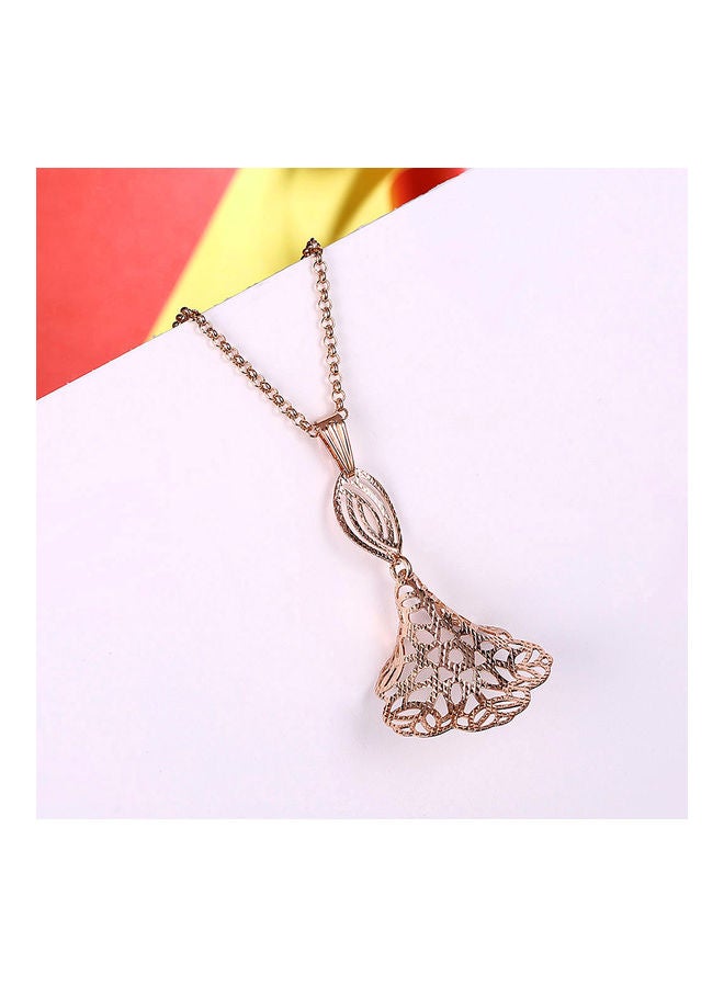 Perfii Rhodium Plated Ziron Studded Pendant Necklace - Image 5