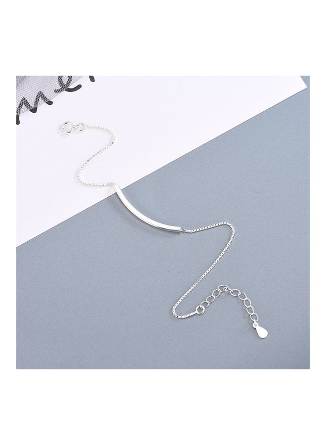 Perfii Rhodium Plated Cubic Ziron Stylish Bracelet - Image 3