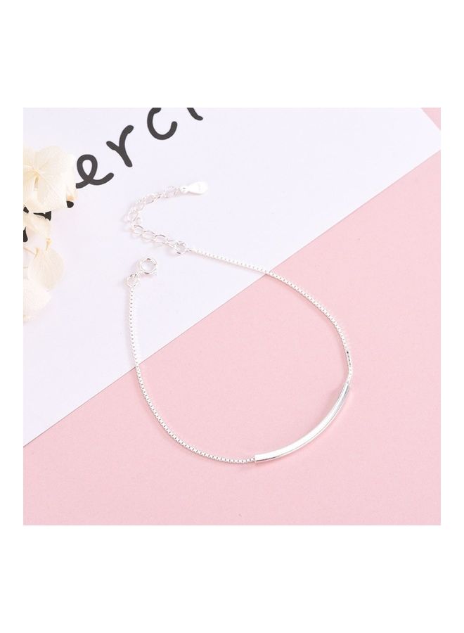 Perfii Rhodium Plated Cubic Ziron Stylish Bracelet - Image 2