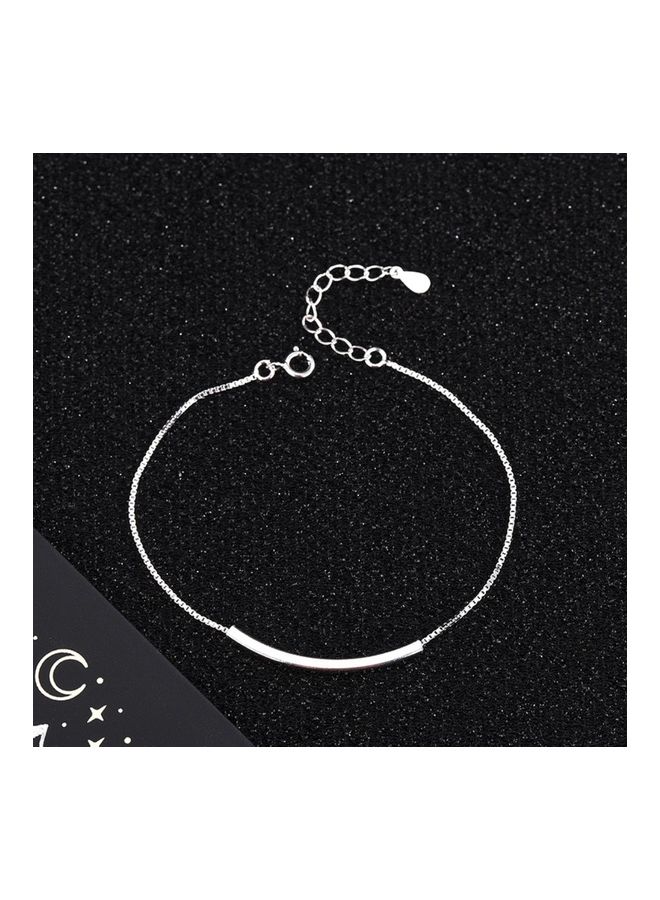 Perfii Rhodium Plated Cubic Ziron Stylish Bracelet - Image 5